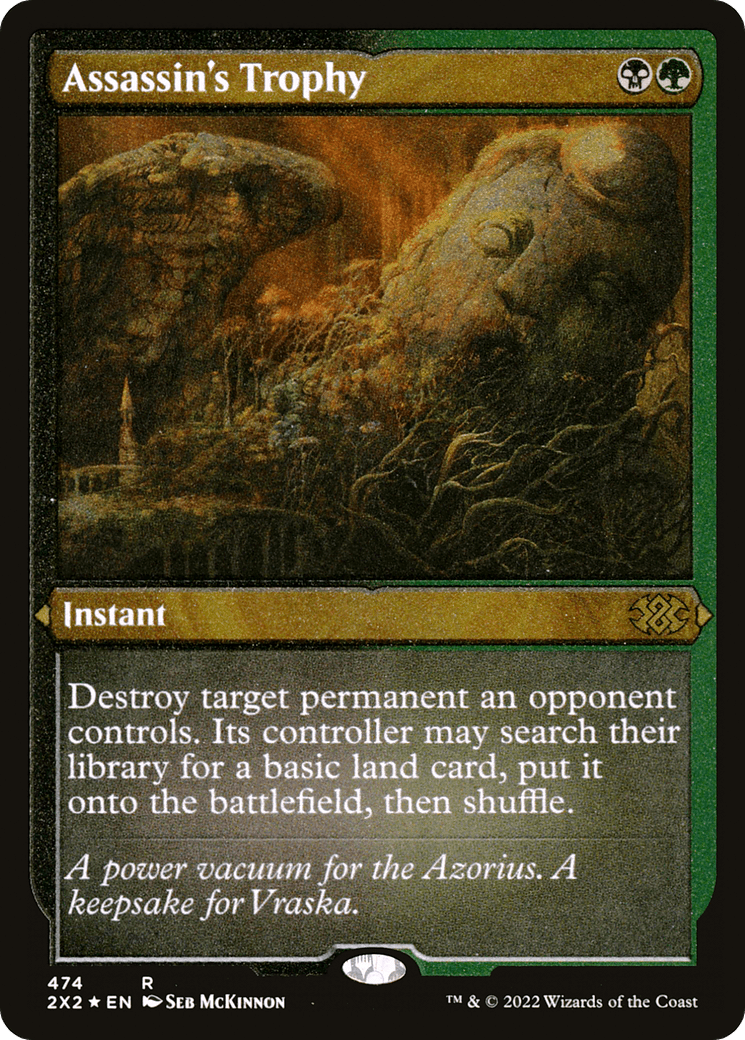Assassin's Trophy (Foil Etched) |  Foil (474) [Double Masters 2022]