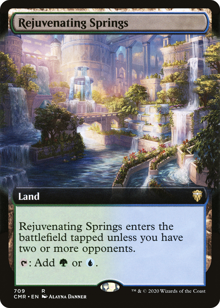 Rejuvenating Springs (Extended Art) [Commander Legends] Foil
