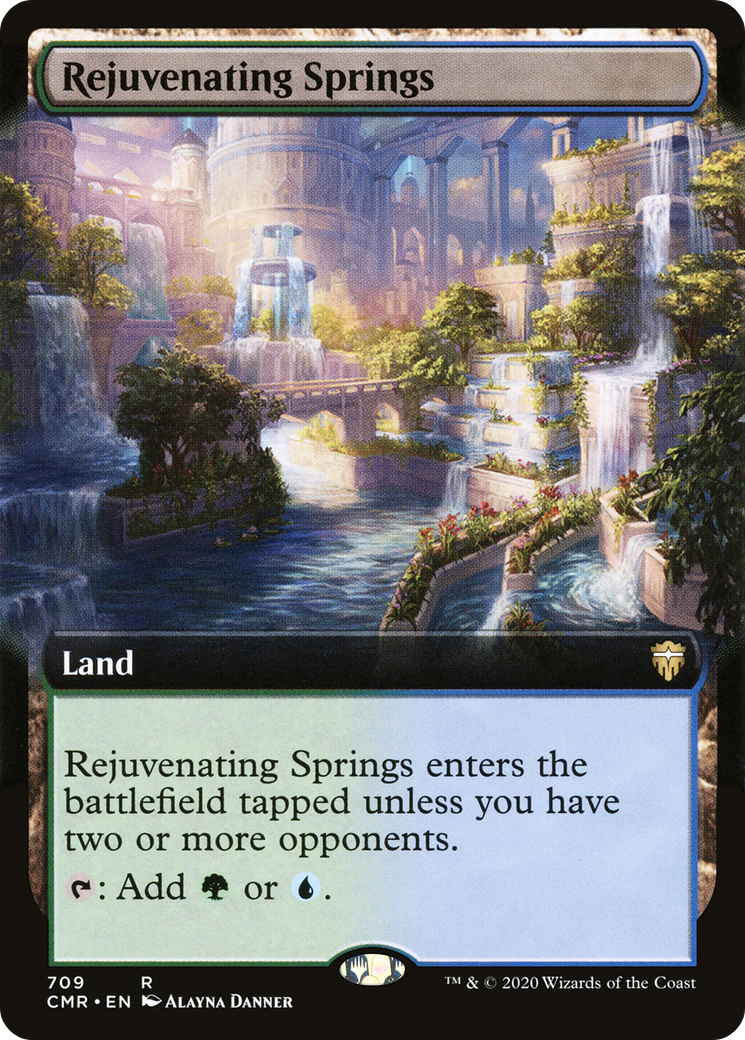 Rejuvenating Springs (Extended Art) [Commander Legends] Foil