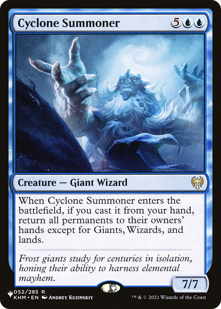 Cyclone Summoner (052/285) [The List Reprints]