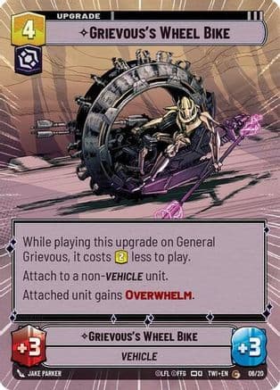 Grievous's Wheel Bike (Hyperspace) |  (06/20)  [Twilight of the Republic Weekly Play Promos]