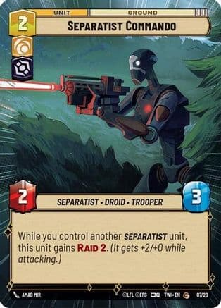 Separatist Commando (Hyperspace) |  (07/20)  [Twilight of the Republic Weekly Play Promos]