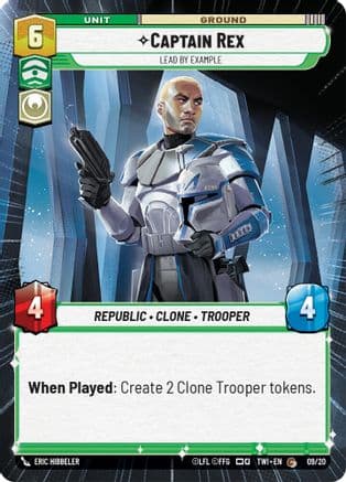 Captain Rex - Lead by Example (Hyperspace) |  (09/20)  [Twilight of the Republic Weekly Play Promos]