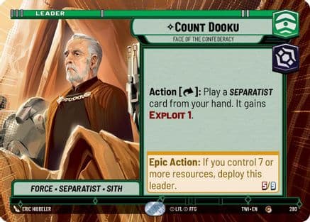 Count Dooku - Face of the Confederacy (Hyperspace) |  (280)  [Twilight of the Republic]