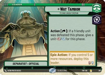 Wat Tambor - Techno Union Foreman (Hyperspace) |  (281)  [Twilight of the Republic]