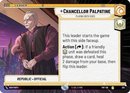 Chancellor Palpatine - Playing Both Sides (Hyperspace) |  (292)  [Twilight of the Republic]