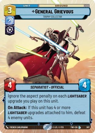 General Grievous - Trophy Collector (Hyperspace) |  (307)  [Twilight of the Republic]