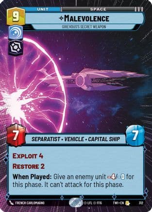 Malevolence - Grievous's Secret Weapon (Hyperspace) |  (312)  [Twilight of the Republic]