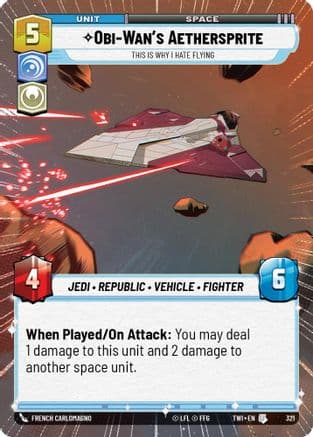 Obi-Wan's Aethersprite - This is Why I Hate Flying (Hyperspace) |  (321)  [Twilight of the Republic]
