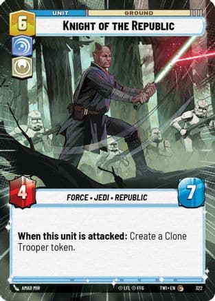 Knight of the Republic (Hyperspace) |  (322)  [Twilight of the Republic]