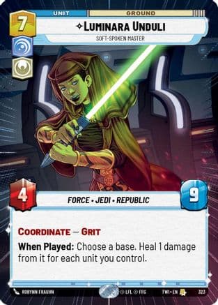 Luminara Unduli - Soft-Spoken Master (Hyperspace) |  (323)  [Twilight of the Republic]