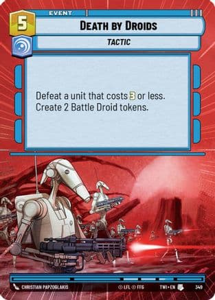 Death by Droids (Hyperspace) | Foil (349)  [Twilight of the Republic]
