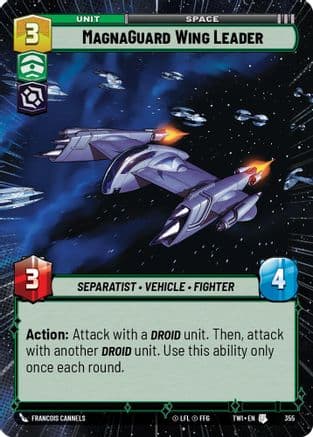MagnaGuard Wing Leader (Hyperspace) | Foil (355)  [Twilight of the Republic]