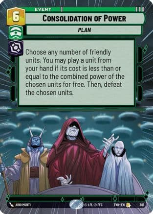 Consolidation of Power (Hyperspace) | Foil (361)  [Twilight of the Republic]