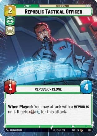 Republic Tactical Officer (Hyperspace) |  (363)  [Twilight of the Republic]