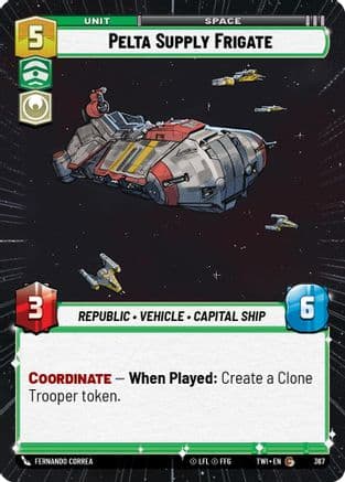 Pelta Supply Frigate (Hyperspace) |  (367)  [Twilight of the Republic]