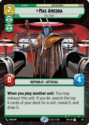 Mas Amedda - Vice Chair (Hyperspace) |  (372)  [Twilight of the Republic]