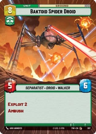 Baktoid Spider Droid (Hyperspace) |  (387)  [Twilight of the Republic]