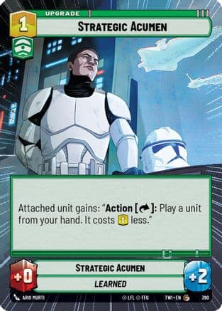 Strategic Acumen (Hyperspace) | Foil (390)  [Twilight of the Republic]