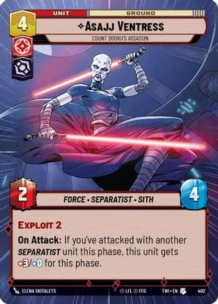 Asajj Ventress - Count Dooku's Assassin (Hyperspace) |  (402)  [Twilight of the Republic]