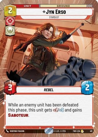 Jyn Erso - Stardust (Hyperspace) |  (411)  [Twilight of the Republic]