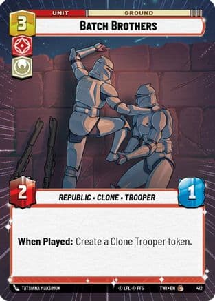 Batch Brothers (Hyperspace) | Foil (412)  [Twilight of the Republic]