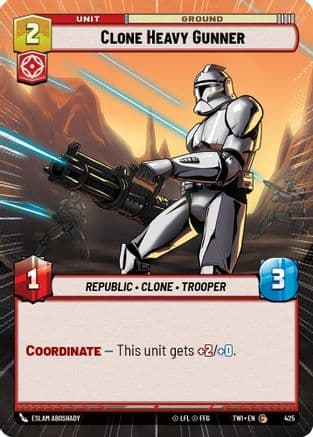 Clone Heavy Gunner (Hyperspace) |  (425)  [Twilight of the Republic]