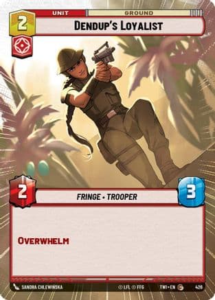 Dendup's Loyalist (Hyperspace) | Foil (426)  [Twilight of the Republic]