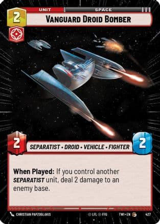 Vanguard Droid Bomber (Hyperspace) |  (427)  [Twilight of the Republic]