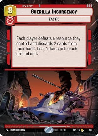 Guerilla Insurgency (Hyperspace) | Foil (443)  [Twilight of the Republic]