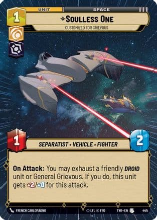 Soulless One - Customized for Grievous (Hyperspace) |  (445)  [Twilight of the Republic]
