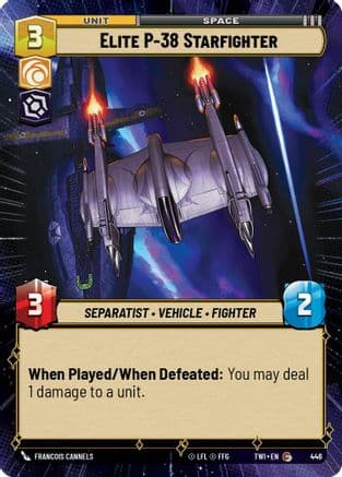 Elite P-38 Starfighter (Hyperspace) |  (446)  [Twilight of the Republic]