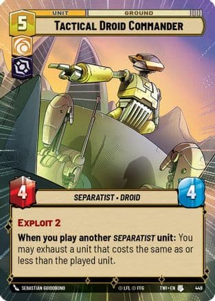 Tactical Droid Commander (Hyperspace) |  (449)  [Twilight of the Republic]