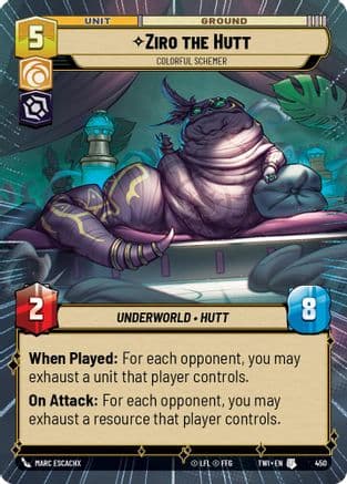 Ziro the Hutt - Colorful Schemer (Hyperspace) | Foil (450)  [Twilight of the Republic]