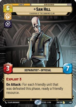 San Hill - Chairman of the Banking Clan (Hyperspace) |  (451)  [Twilight of the Republic]