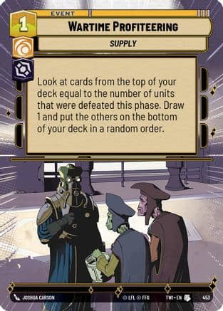Wartime Profiteering (Hyperspace) |  (453)  [Twilight of the Republic]