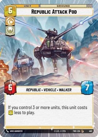 Republic Attack Pod (Hyperspace) |  (462)  [Twilight of the Republic]