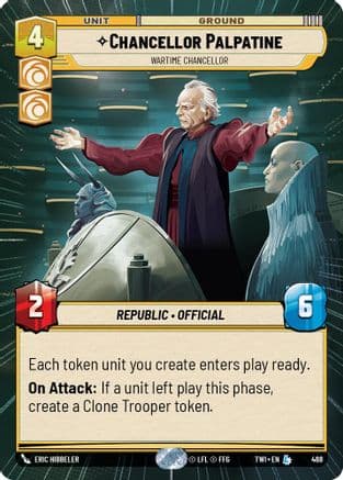 Chancellor Palpatine - Wartime Chancellor (Hyperspace) |  (468)  [Twilight of the Republic]