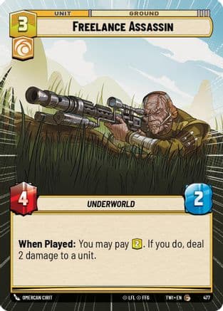 Freelance Assassin (Hyperspace) |  (477)  [Twilight of the Republic]