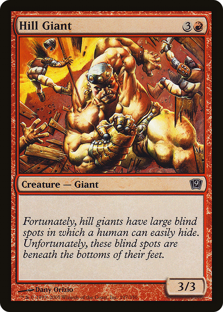 Hill Giant [Ninth Edition] Foil