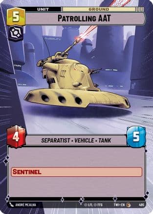 Patrolling AAT (Hyperspace) |  (495)  [Twilight of the Republic]