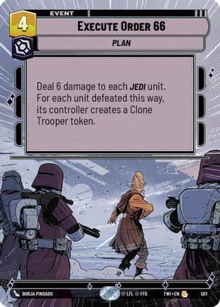 Execute Order 66 (Hyperspace) | Foil (501)  [Twilight of the Republic]