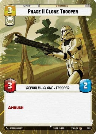 Phase II Clone Trooper (Hyperspace) |  (503)  [Twilight of the Republic]