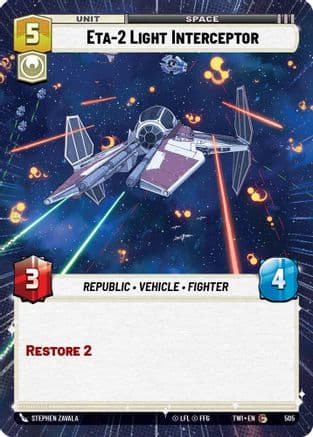 Eta-2 Light Interceptor (Hyperspace) |  (505)  [Twilight of the Republic]