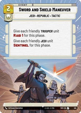 Sword and Shield Maneuver (Hyperspace) |  (510)  [Twilight of the Republic]