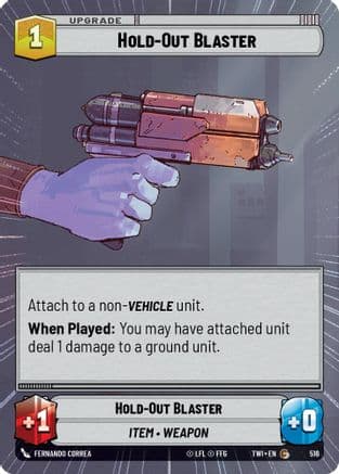 Hold-Out Blaster (Hyperspace) |  (516)  [Twilight of the Republic]