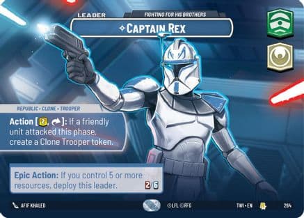 Captain Rex - Fighting For His Brothers (Showcase) | Foil (264)  [Twilight of the Republic]