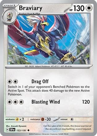 Braviary 153/191 - SV08 Surging Sparks