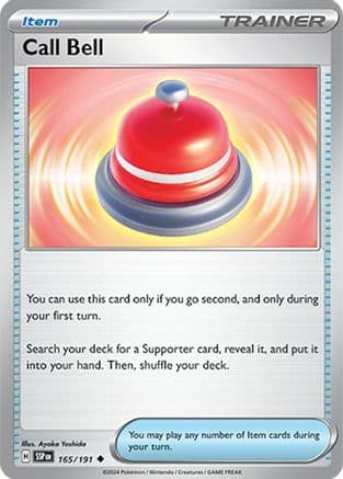 Call Bell 165- SV08 Surging Sparks Reverse Holofoil