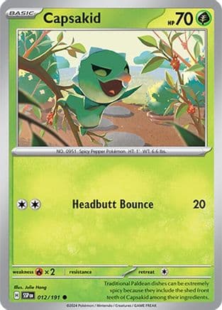 Capsakid 012- SV08 Surging Sparks Reverse Holofoil